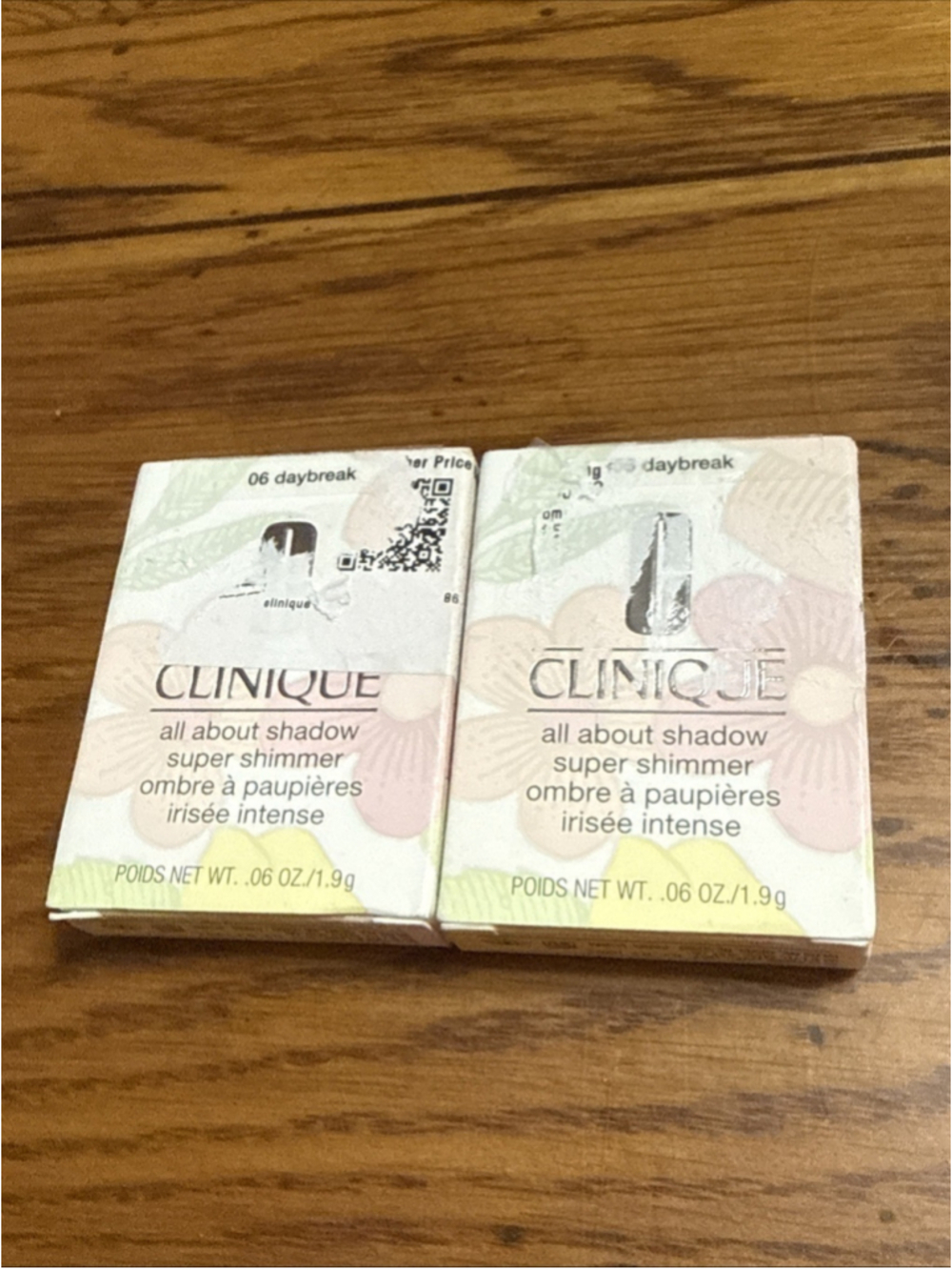 Clinique All About Shadow, Super 2 Containers -Shimmer, 06 Daybreak, 0.6oz/1.9g